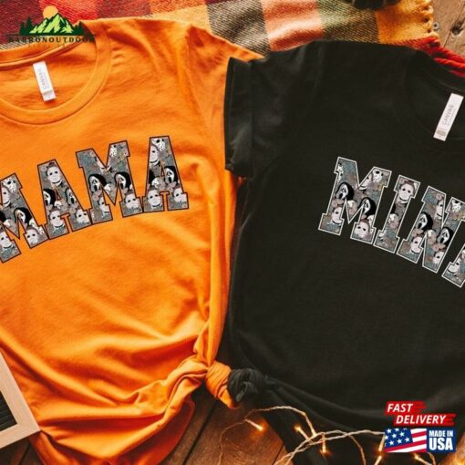 Halloween Mama And Mini Tee Couple Shirts Funny Sweatshirt Hoodie