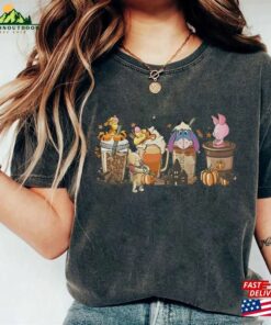 Halloween Mickey And Friends Coffee Shirt Disney Party Pooh Hoodie Unisex