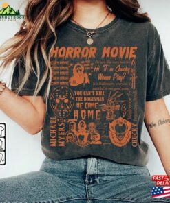 Halloween Movie Doodle Art Shirt Vintage Character Merch Tee Quotes Saying Sweatshirt Retro Horror Da3006dt T-Shirt