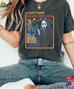 Halloween Movie Shirt Let’s Watch Scary Movies T-Shirt Classic