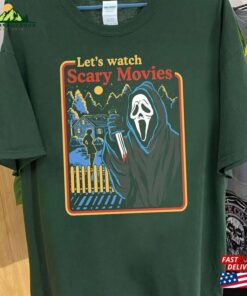 Halloween Movie Shirt Lets Watch Scary Movies T Shirt Classic Sweatshirt 3