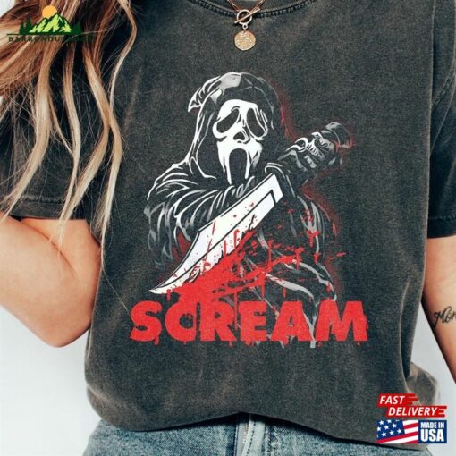 Halloween Movie Shirt Scream T-Shirt Vintage Classic Sweatshirt