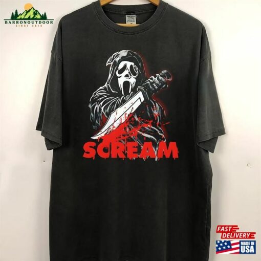 Halloween Movie Shirt Scream T-Shirt Vintage Classic Sweatshirt