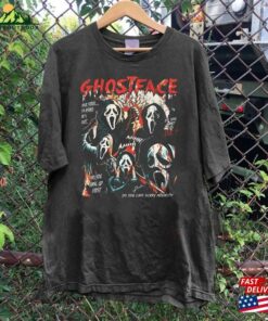 Halloween Movie Shirt Scream T Shirt Vintage Unisex Classic 4