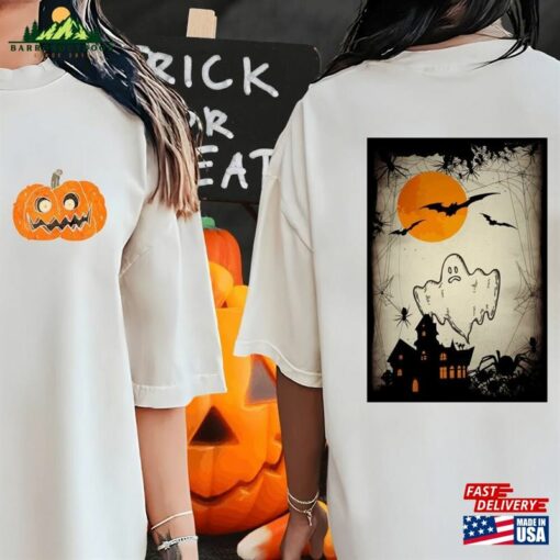 Halloween Pumpkin 2023 Trick Or Treat Skeleton Shirt Unisex Classic