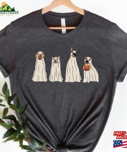 Halloween Shirt Ghost Dog Hoodie Sweatshirt 3