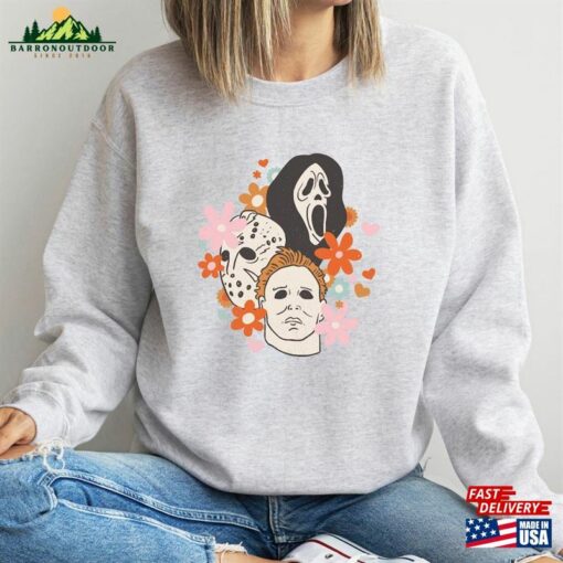 Halloween Shirt Horror Movie Killers T-Shirt Characters Classic Sweatshirt