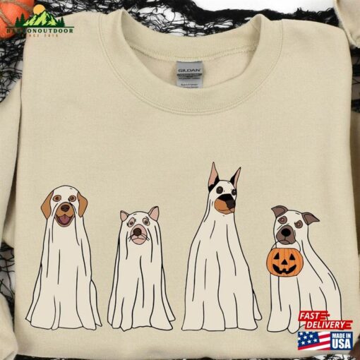 Halloween Sweatshirt Sweater Ghost Classic