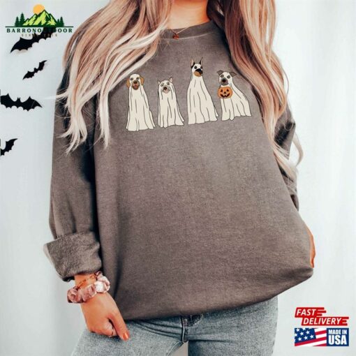 Halloween Sweatshirt Sweater Ghost Classic