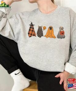 Halloween Sweatshirt Sweater Ghost Classic Unisex