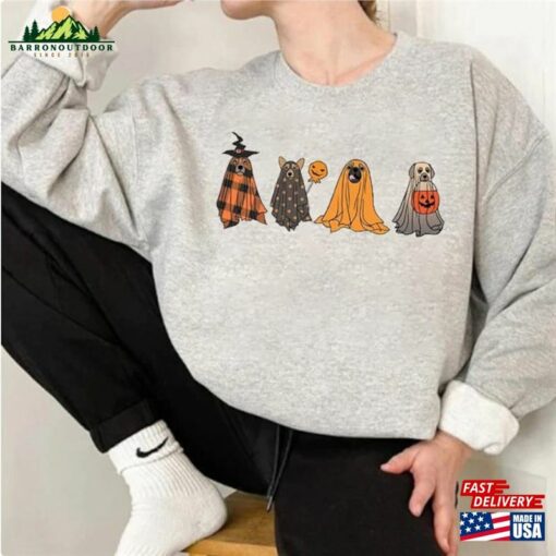 Halloween Sweatshirt Sweater Ghost Classic Unisex