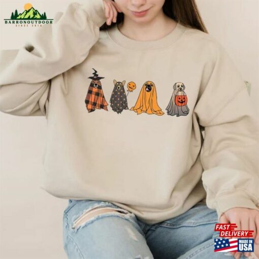 Halloween Sweatshirt Sweater Ghost Classic Unisex