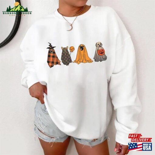 Halloween Sweatshirt Sweater Ghost Classic Unisex