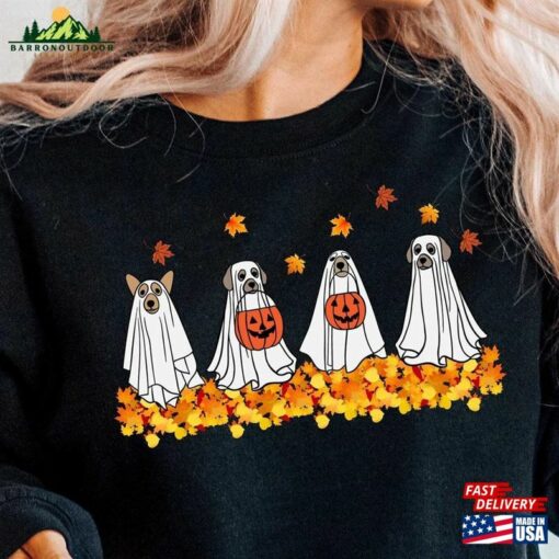 Halloween Sweatshirt Sweater Ghost Unisex Classic