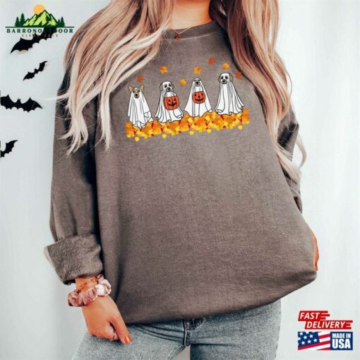 Halloween Sweatshirt Sweater Ghost Unisex Classic