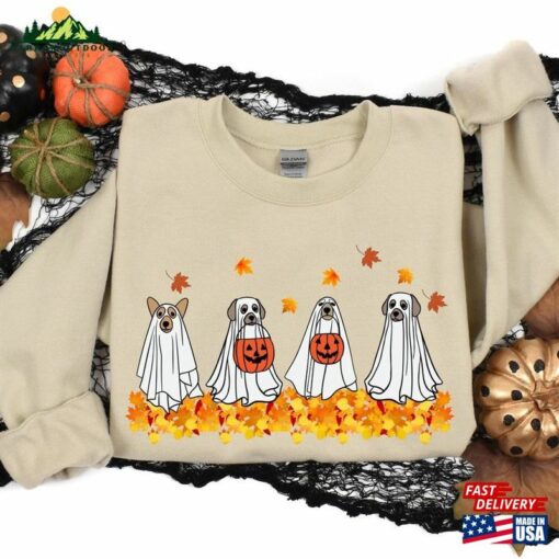 Halloween Sweatshirt Sweater Ghost Unisex Classic