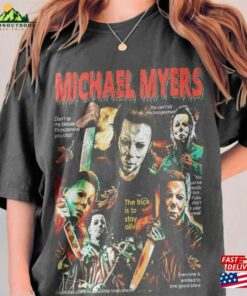 Halloween T-Shirt Horror Movie Vintage Michael Myers 90S Unisex