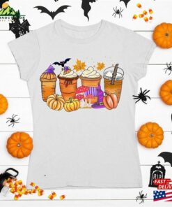 Halloween Trend Horror Coffee Shirt Movie Sweatshirt Unisex 2 Halloween Trend Horror Coffee Shirt Movie Sweatshirt Unisex 3