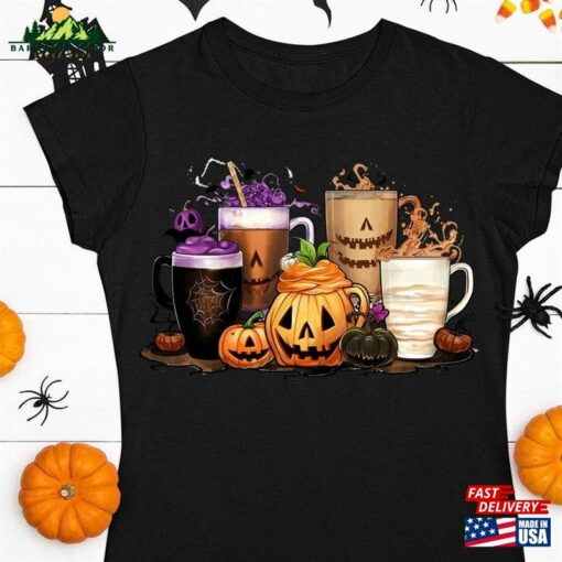 Halloween Trend Horror Coffee Shirt Movie Sweatshirt Unisex Classic