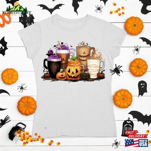 Halloween Trend Horror Coffee Shirt Movie Sweatshirt Unisex Classic