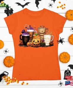 Halloween Trend Horror Coffee Shirt Movie Sweatshirt Unisex Classic 4