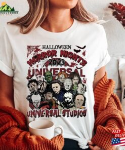Halloween Universal Studios Shirt Horror Night Tees Movies Matching Couple Shirts Classic Sweatshirt