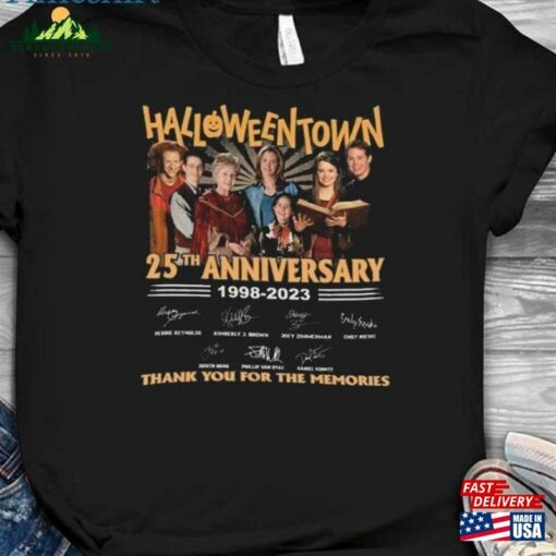 Halloweentown 25Th Anniversary 1998 2023 T-Shirt Thanks You For The Memories Shirt Sweatshirt