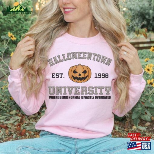 Halloweentown Sweater Halloween Baggy University Shirt Sweatshirt Classic