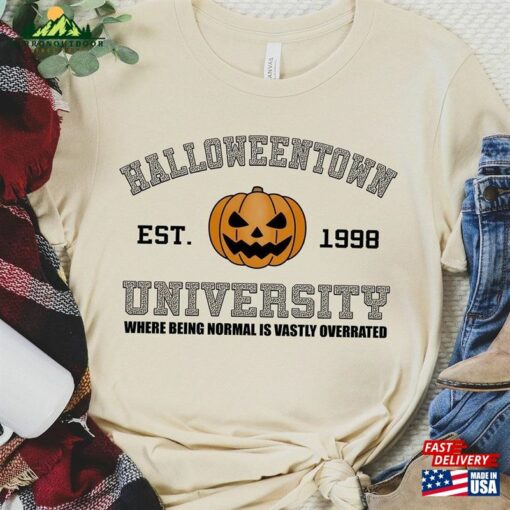 Halloweentown Sweater Halloween Baggy University Shirt Sweatshirt Classic