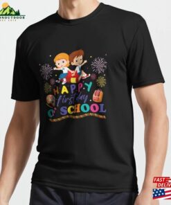 Happy First Day Of School Shirt Teacher Gift Sweatshirt Classic Happy First Day Of School Shirt Teacher Gift Sweatshirt Classic