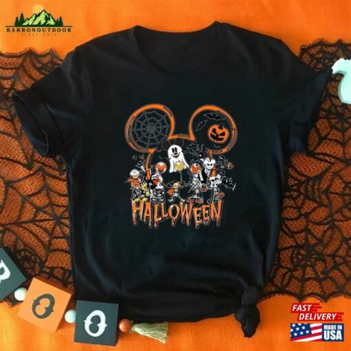 Happy Halloween Mickey Friends Skeleton Mummy T-Shirt Hoodie