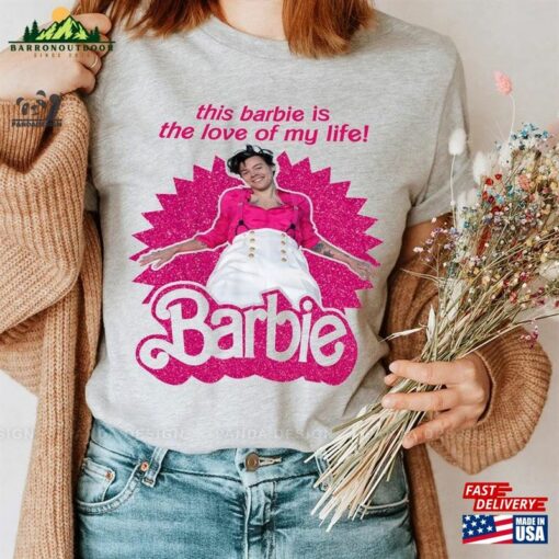 Harry Styles Barbie Inspired Shirt Love On Tour 2023 Merch Vintage Doll Clothes T-Shirt Unisex