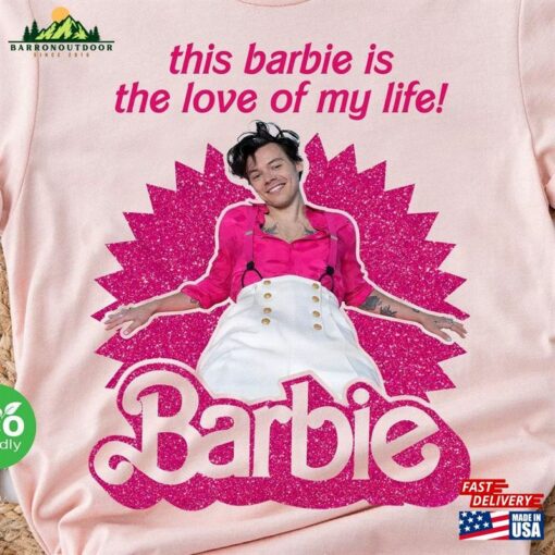 Harry Styles Barbie Inspired Shirt Love On Tour 2023 Merch Vintage Doll Clothes T-Shirt Unisex