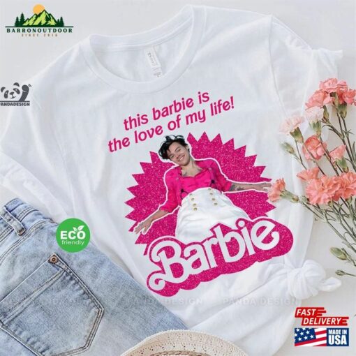 Harry Styles Barbie Inspired Shirt Love On Tour 2023 Merch Vintage Doll Clothes T-Shirt Unisex