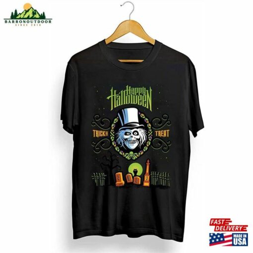 Hatbox Ghost Shirt Happy Halloween 2023 Haunted Mansion Disney Sweatshirt T-Shirt