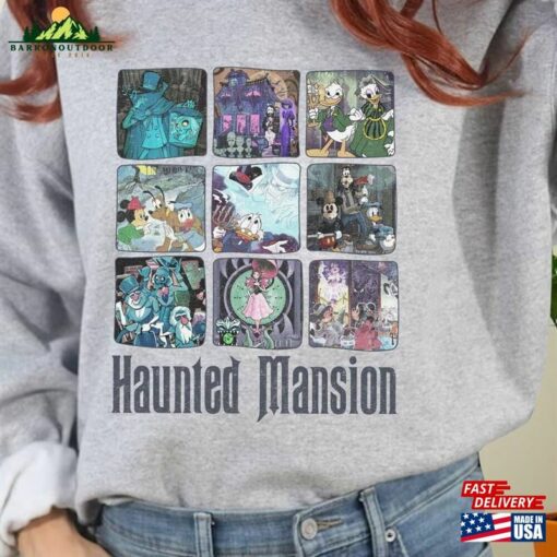 Haunted Mansion Mickey And Friends Halloween Shirt 2023 Disneyland’s Not So Scary Classic Unisex