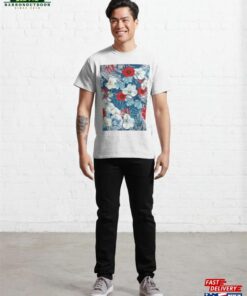 Hawaiian Inspired Tropical Print Polu Blue Ula Red Sweatshirt Classic 3