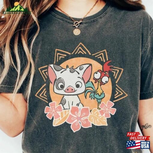 Hei And Pua Comfort Colors Shirt Moana Characters Unisex T-Shirt