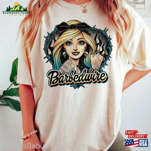 Hello Barbedwire Shirt Barbie Fan 2023 Hoodie Sweatshirt