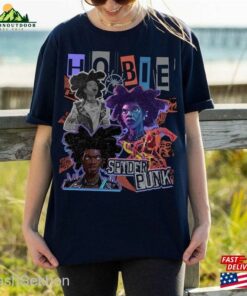 Hobbie Brown Spider Punk T-Shirt Across The Hoodie Unisex