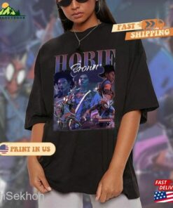 Hobbie Brown Spider Punk T-Shirt Across The Sweatshirt