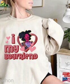 Hobbie Brown Spider Punk T-Shirt I Love My Boy Friend Unisex