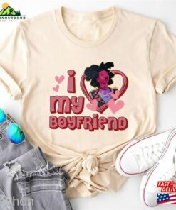 Hobbie Brown Spider Punk T-Shirt I Love My Boy Friend Unisex