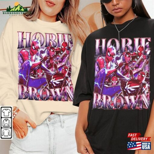 Hobie Brown Movie Shirt Spiderman Across The Spider Verse Vintage 90S Y2k Sweatshirt Classic