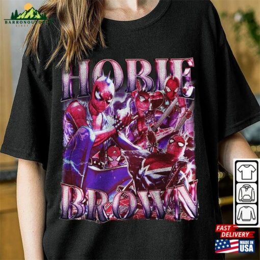 Hobie Brown Movie Shirt Spiderman Across The Spider Verse Vintage 90S Y2k Sweatshirt Classic Unisex