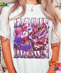 Hobie Brown Movie Shirt Spiderman Across The Spider Verse Vintage 90S Y2k Sweatshirt Classic Unisex 4