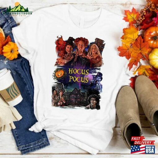 Hocus Pocus By Stevan Aleksic Home Of The Alternative Movie Shirt Sanderson Sisters T-Shirt Unisex Classic