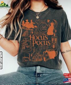 Hocus Pocus Horror Movie Doodle Art Shirt Vintage Merch Tee Quotes Sweatshirt Unisex Classic