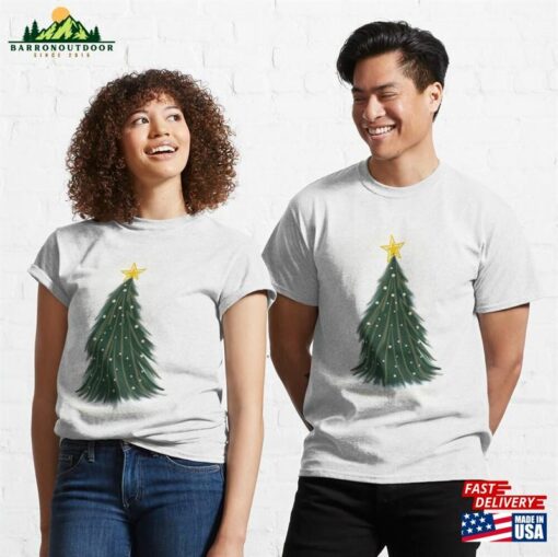 Holly Jolly Christmas Tree Classic T-Shirt Hoodie