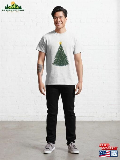 Holly Jolly Christmas Tree Classic T-Shirt Hoodie